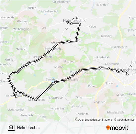 1572 Bus Line Map
