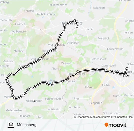 1572 Bus Line Map