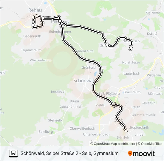 1582 Bus Line Map