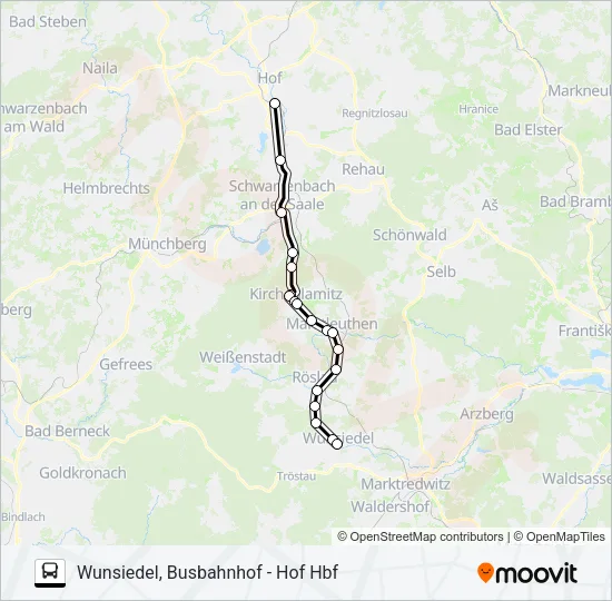 1704 Bus Line Map