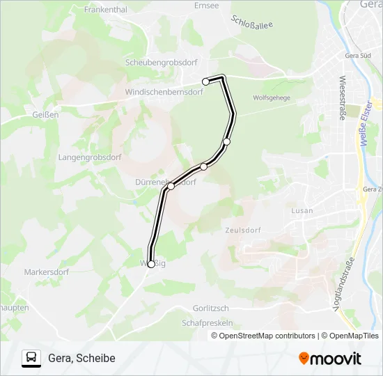 11 Bus Line Map