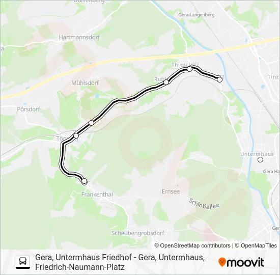 Автобус 20: карта маршрута