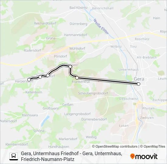 Автобус 20: карта маршрута