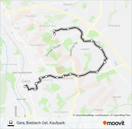 26 Bus Line Map