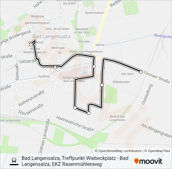 A Bus Line Map