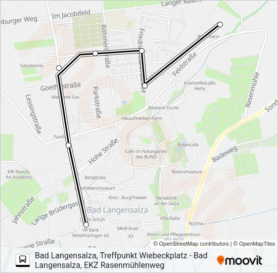 A Bus Line Map