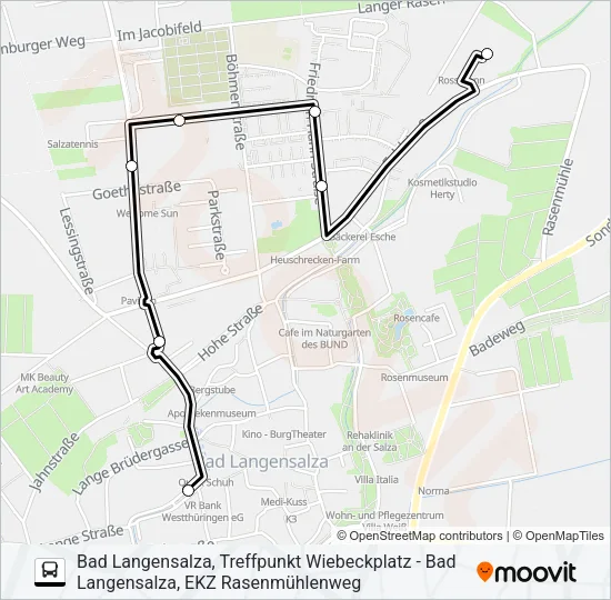 A Bus Line Map