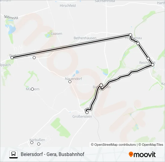 211 Bus Line Map