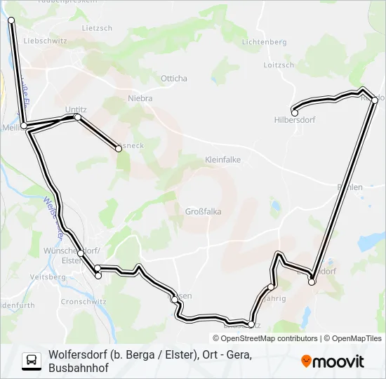Автобус 219: карта маршрута