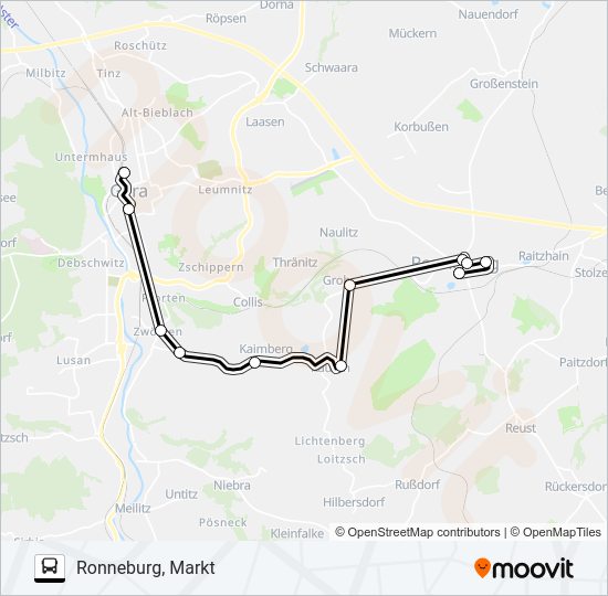 Автобус 223: карта маршрута