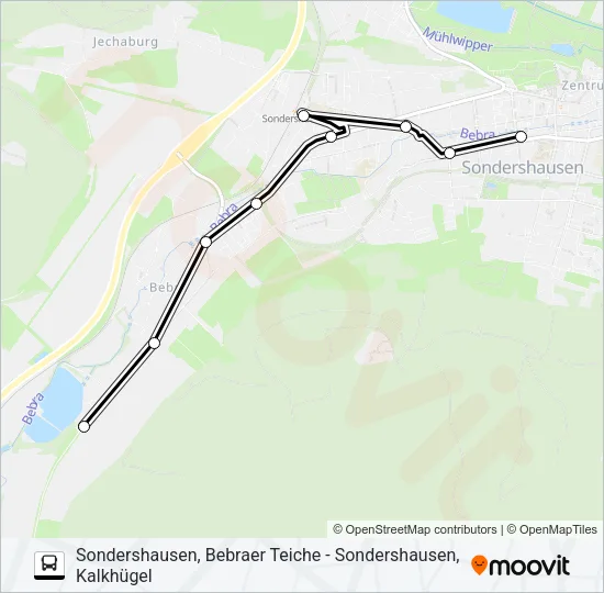 1 Bus Line Map
