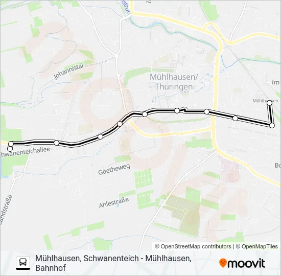 2 Bus Line Map