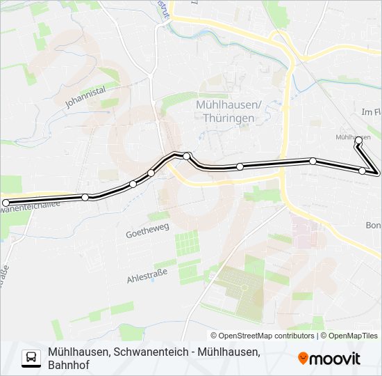 Автобус 2: карта маршрута