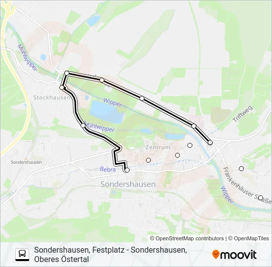 2 Bus Line Map