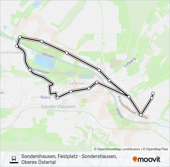 2 Bus Line Map