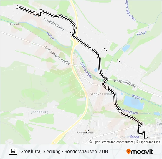 3 Bus Line Map