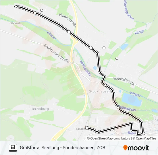 3 Bus Line Map