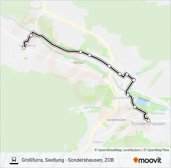 3 Bus Line Map