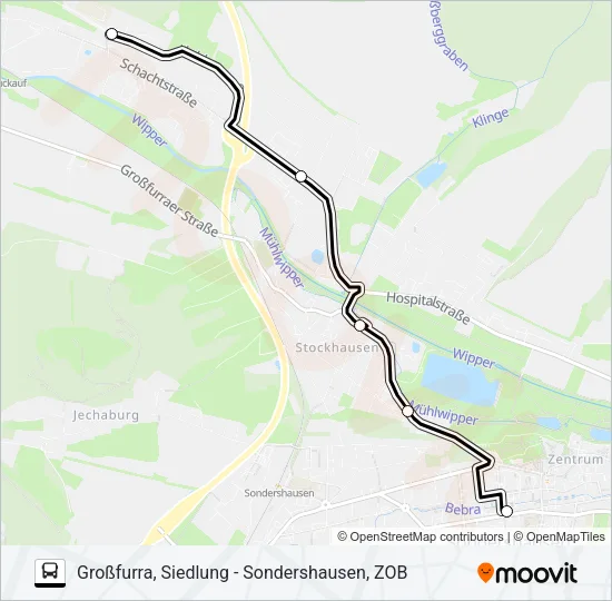 3 Bus Line Map