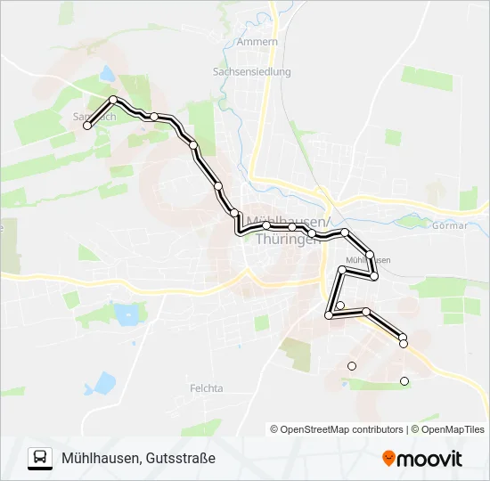 7 Bus Line Map