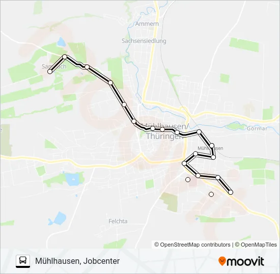 7 Bus Line Map