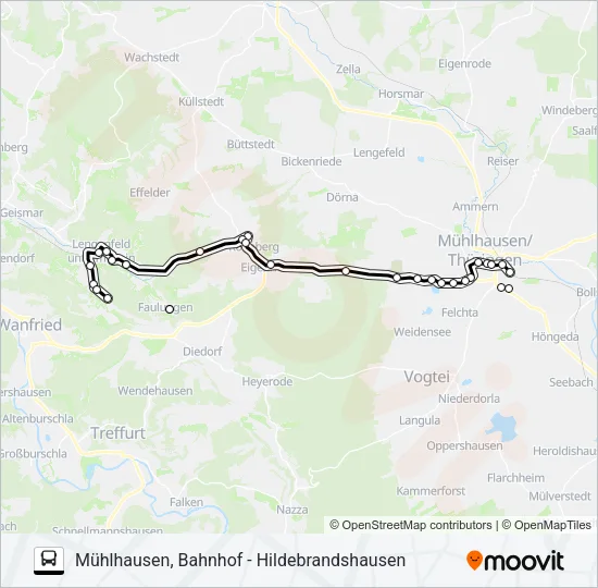 162 Bus Line Map