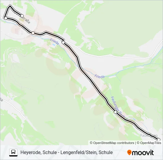 164 Bus Line Map