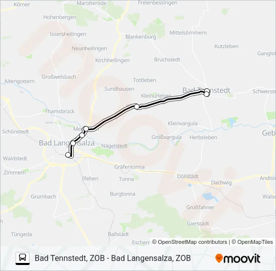 740 Bus Line Map