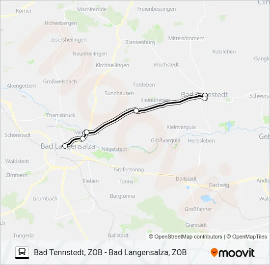 740 Bus Line Map