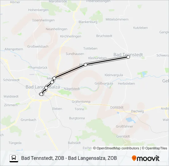 740 Bus Line Map