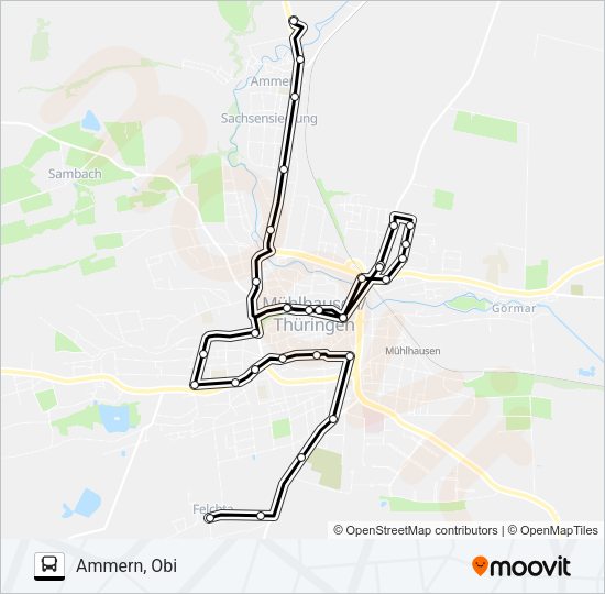 Автобус 8/1: карта маршрута