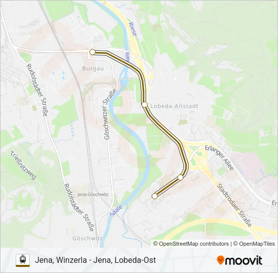 3 Light Rail Line Map