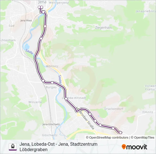 5 Light Rail Line Map