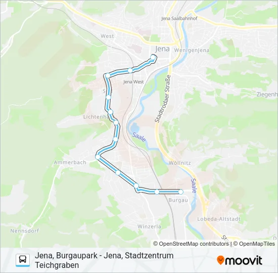10 Bus Line Map