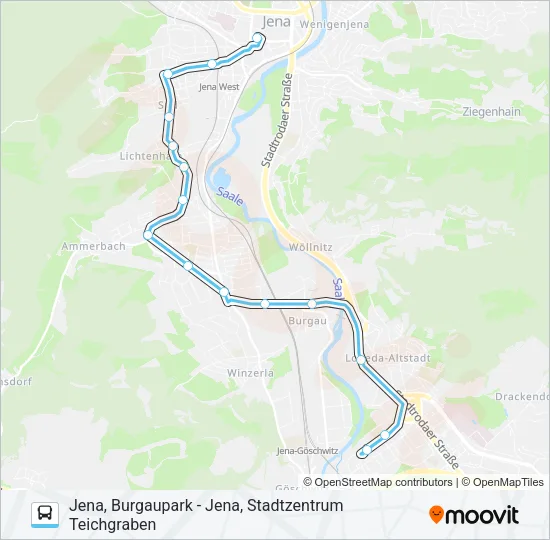 10 Bus Line Map