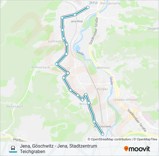 12 Bus Line Map
