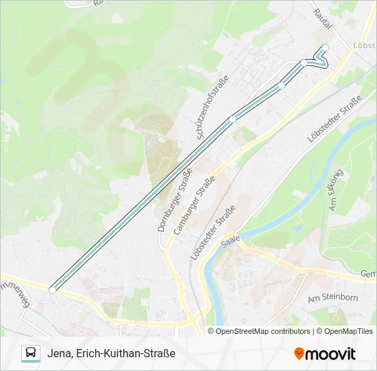 Автобус 43A: карта маршрута