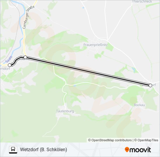 420 bus Line Map