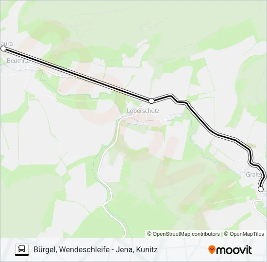 431 Bus Line Map