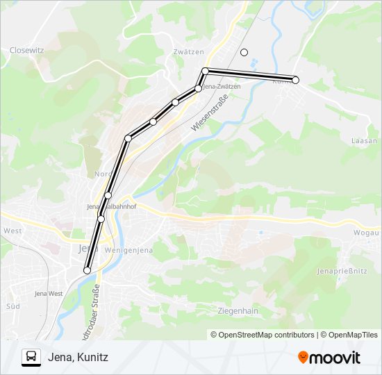 431 bus Line Map