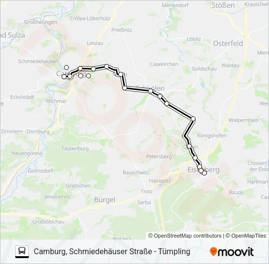 441 Bus Line Map