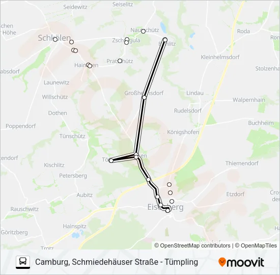 441 Bus Line Map