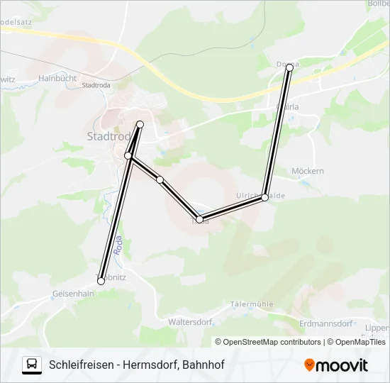 471 Bus Line Map