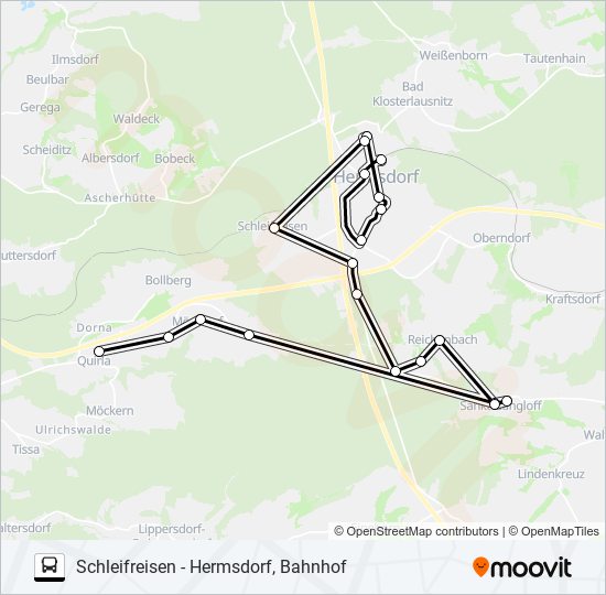 471 bus Line Map