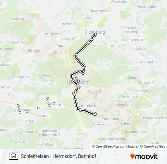 471 Bus Line Map