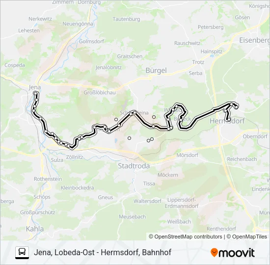 472 Bus Line Map
