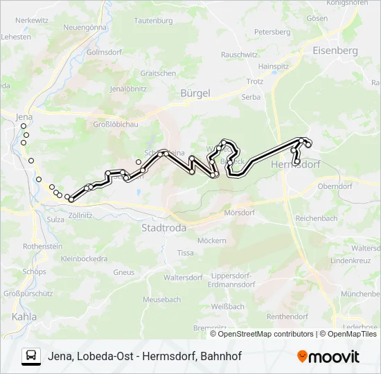 472 Bus Line Map
