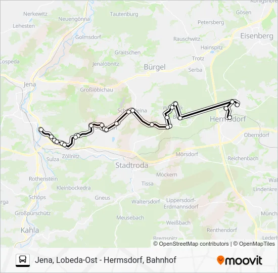 Автобус 472: карта маршрута