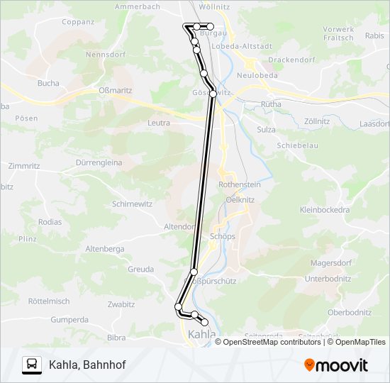 481 Route: Schedules, Stops & Maps - Kahla, Bahnhof (Updated)