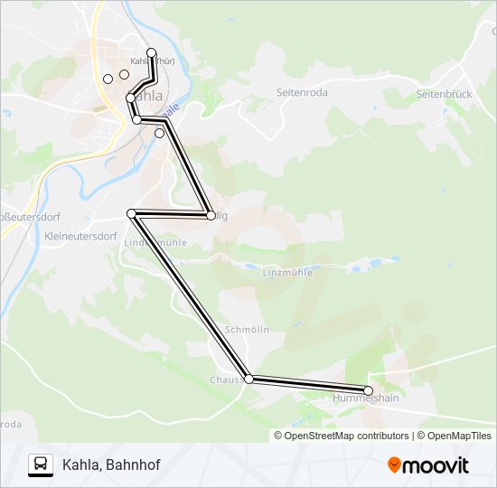 481 Route: Schedules, Stops & Maps - Kahla, Bahnhof (Updated)